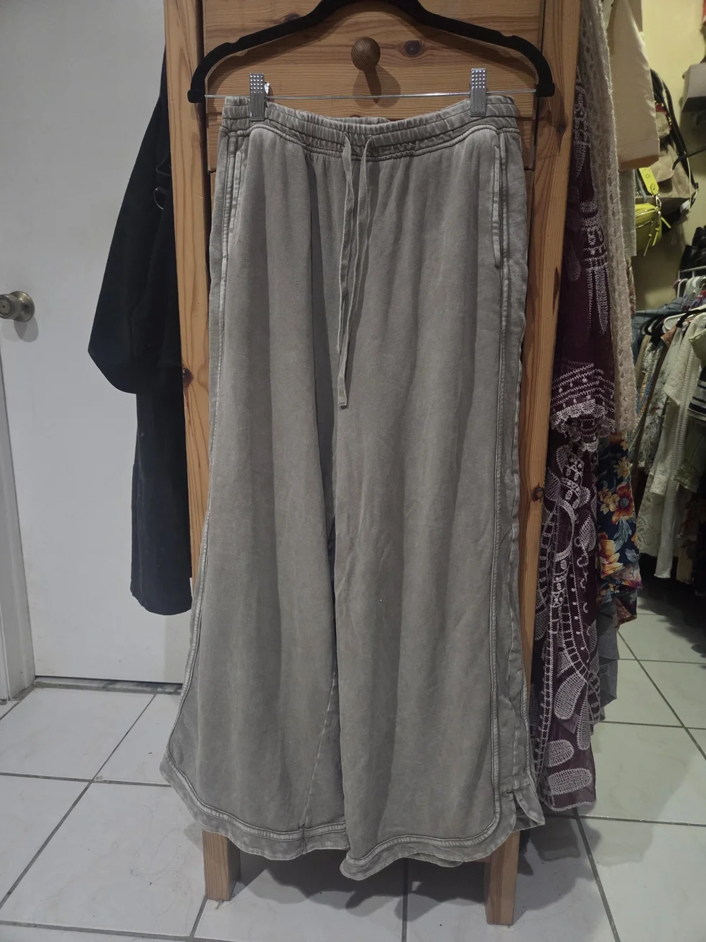 Three Birds Nest Stylish Lounge Pants -gray M